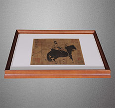 包头书画装裱配框服务案例